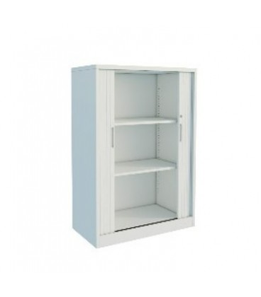 Armario metálico medio, puertas persiana, AUSTIN