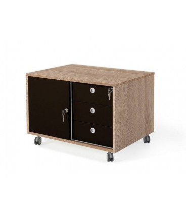 Mueble auxiliar con ruedas, serie GAMA
