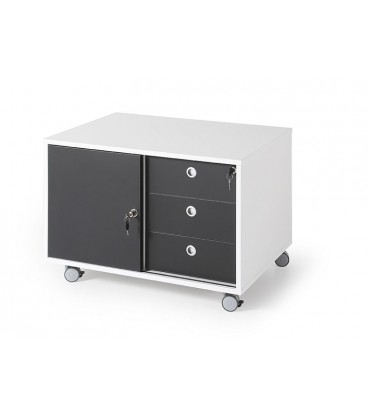 Mueble auxiliar con ruedas, serie GAMA