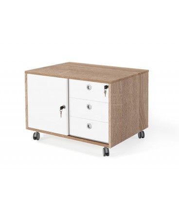 Mueble auxiliar con ruedas, serie GAMA