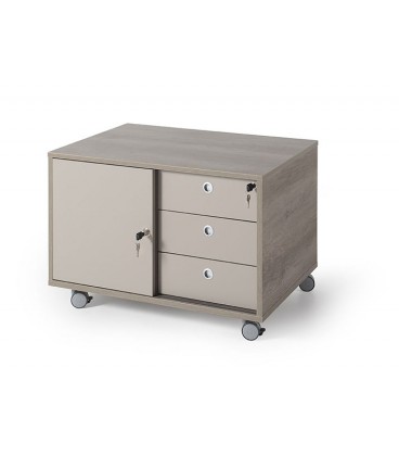 Mueble auxiliar con ruedas, serie GAMA