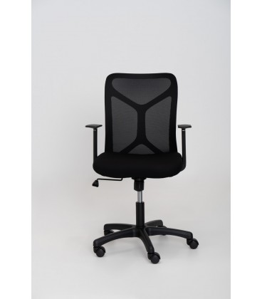 Silla giratoria de oficina GEMMA BLACK