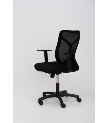 Silla giratoria de oficina GEMMA BLACK