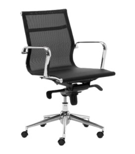 Silla giratoria respaldo medio BERVAN G-M