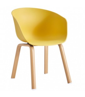Silla metal y polipropileno, DANTE NEW