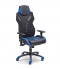 Sillón Giratorio Gaming GALYON | Ecopiel negro-azul