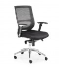 【Silla giratoria respaldo alto de malla con tensor presión MALORA GN】