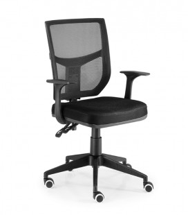 【Silla giratoria con brazos fijos RIOMAR GN】Mejor Calidad y Precio