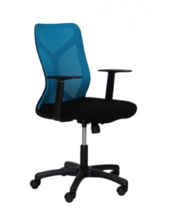 Silla giratoria de oficina GEMMA BLACK