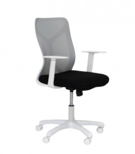 Silla giratoria de oficina GEMMA WHITE