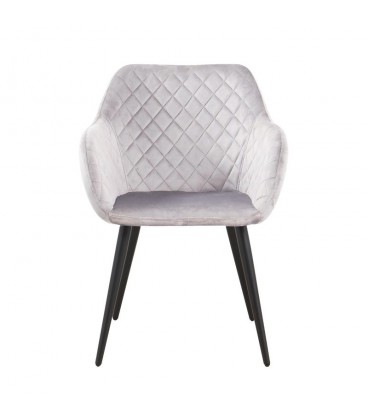 Sillón ,metal y tapizado velvet ROLANDO