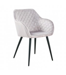 Sillón ,metal y tapizado velvet ROLANDO