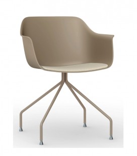 Silla com assento estofado SHAPE ARANHA 2