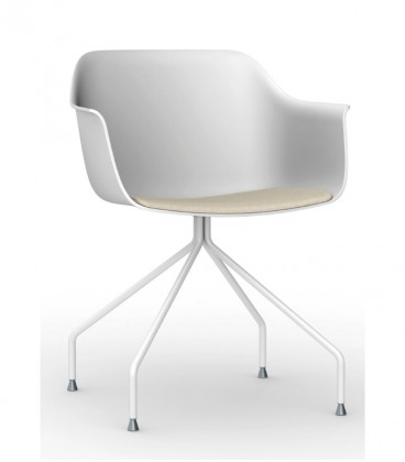 Silla com assento estofado SHAPE ARANHA