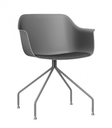 Silla com assento estofado SHAPE ARANHA