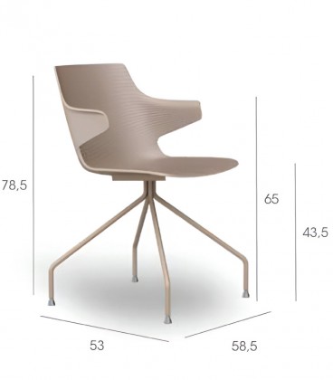 Silla de pata araña ANGIE