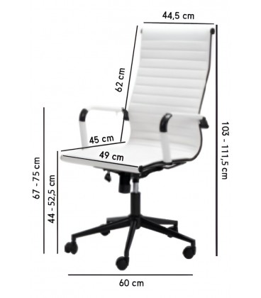 Poltrona executiva SMART BLACK