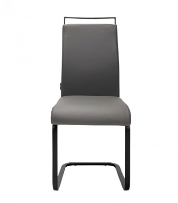 Cadeira estofada em ecopele KELLY
