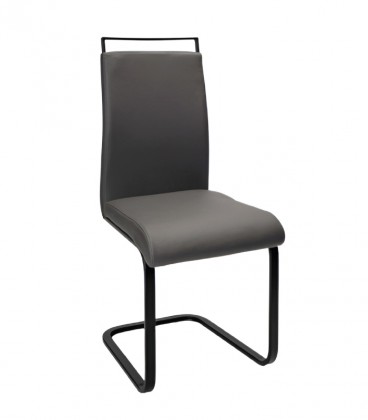 Cadeira estofada em ecopele KELLY