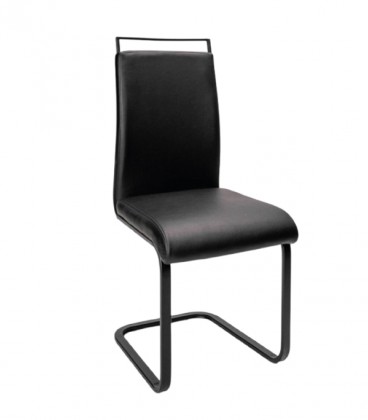 Cadeira estofada em ecopele KELLY