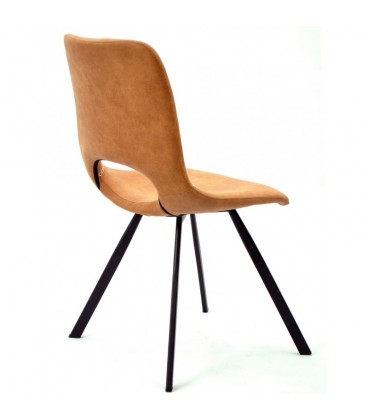 【Silla confidente, metal y similpiel ANTIBES】Mejor Calidad y Precio