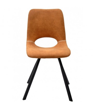 【Silla confidente, metal y similpiel ANTIBES】Mejor Calidad y Precio