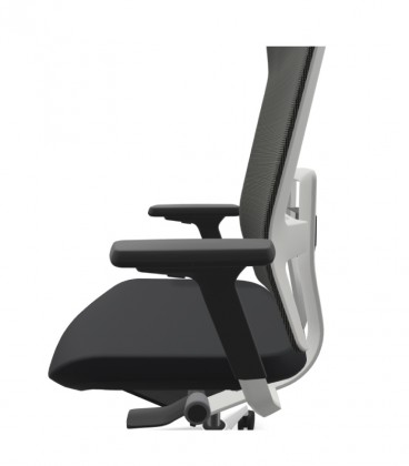 Silla de oficina, estructura blanca, TNK FLEX
