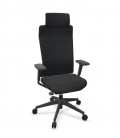 Silla de dirección, estructura negra, TNK FLEX