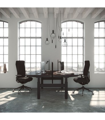 Silla de dirección, estructura negra, TNK FLEX