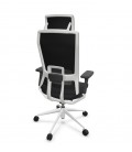 Silla de dirección, estructura blanca, TNK FLEX