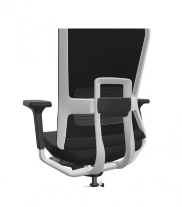 Silla de dirección, estructura blanca, TNK FLEX