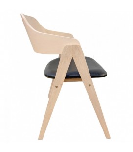 Sillón de madera de hevea JARSY 2