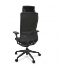 Silla de oficina, estructura negra, TNK FLEX