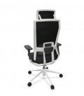 Silla de dirección, estructura blanca, TNK FLEX
