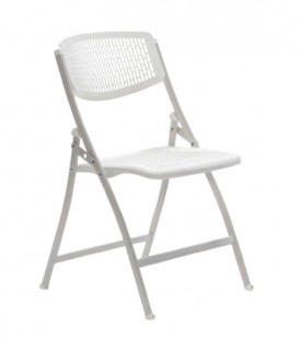 【Silla plegable con estructura de acero SORIA B N 】Mejor Precio