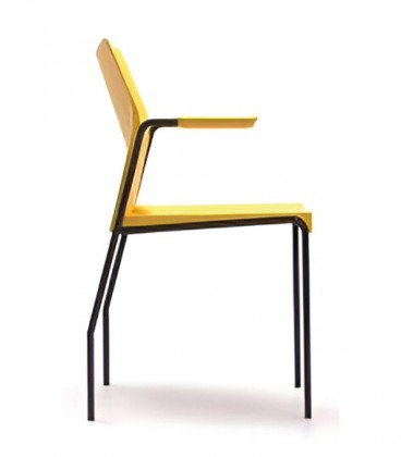 Silla de polipropileno SOBEK CON BRAZOS