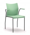 Silla de polipropileno SOBEK CON BRAZOS