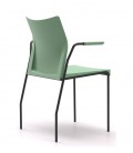 Silla de polipropileno SOBEK CON BRAZOS
