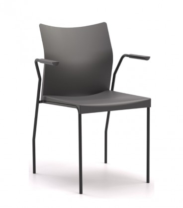 Silla de polipropileno SOBEK CON BRAZOS
