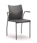 Silla de polipropileno SOBEK CON BRAZOS