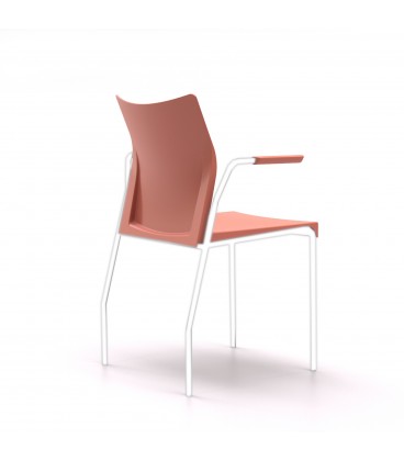 Silla de polipropileno SOBEK CON BRAZOS