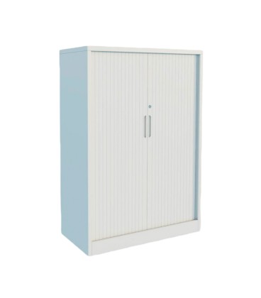 Armario metálico medio, puertas persiana, AUSTIN