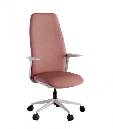 Sillón de dirección LEVITA WHITE