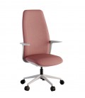 Sillón de dirección LEVITA WHITE