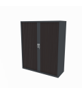 Armário metálico médio, com portas de persiana