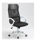 【Sillón de oficina, basculante, malla, cabezal alto , VERTON】