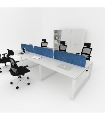 Mesa BENCH MODERN con Separador Acústico Liso 6P. Mejor calidad y precio