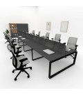 Mesa BENCH MODERN con Separador Acústico Liso 10P. Mejor Calidad y Precio