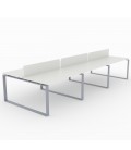 Mesa Bench Modern de 6 puestos de trabajo