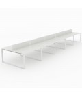 Mesa Bench Modern de 10 puestos de trabajo